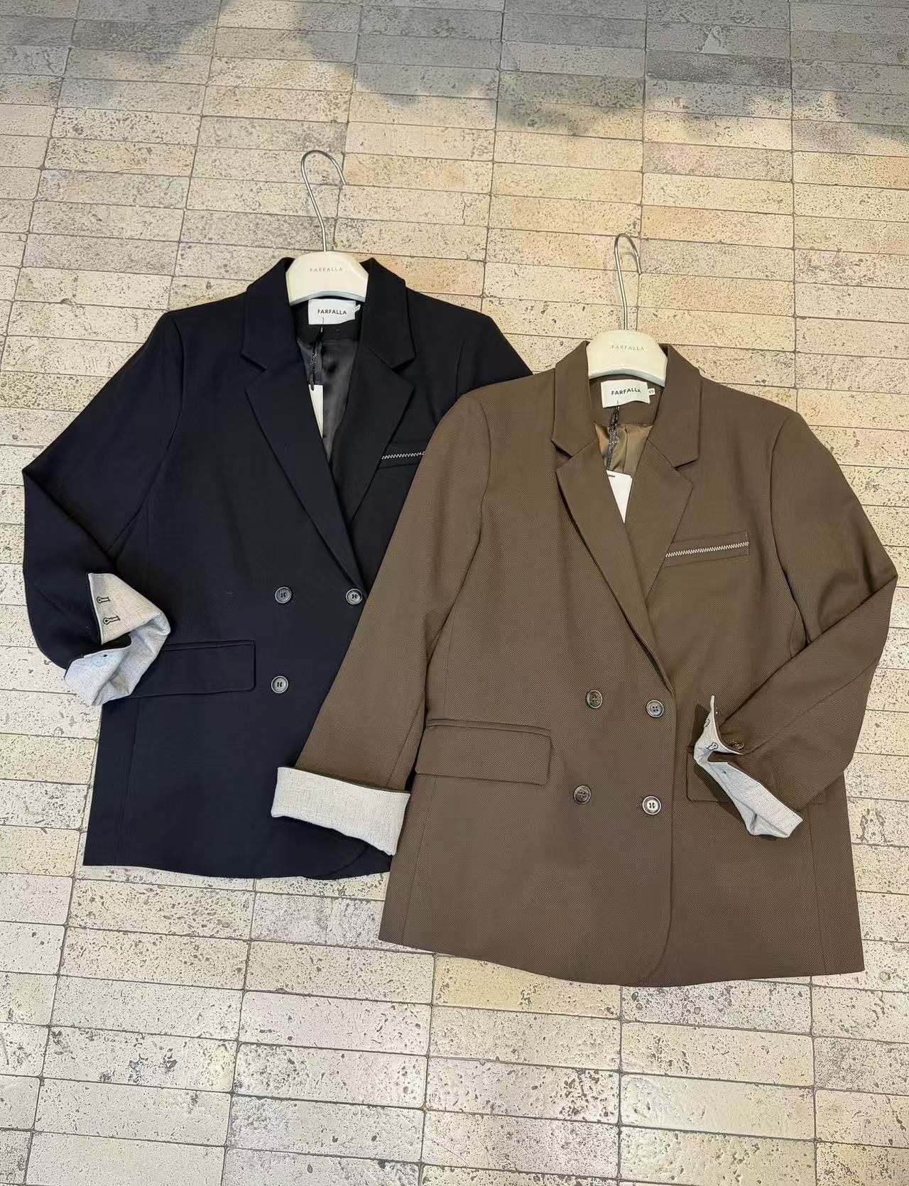 시크 오버핏 블레이저 자켓